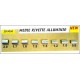 Medie rivette morsetti alluminio - 100 pz